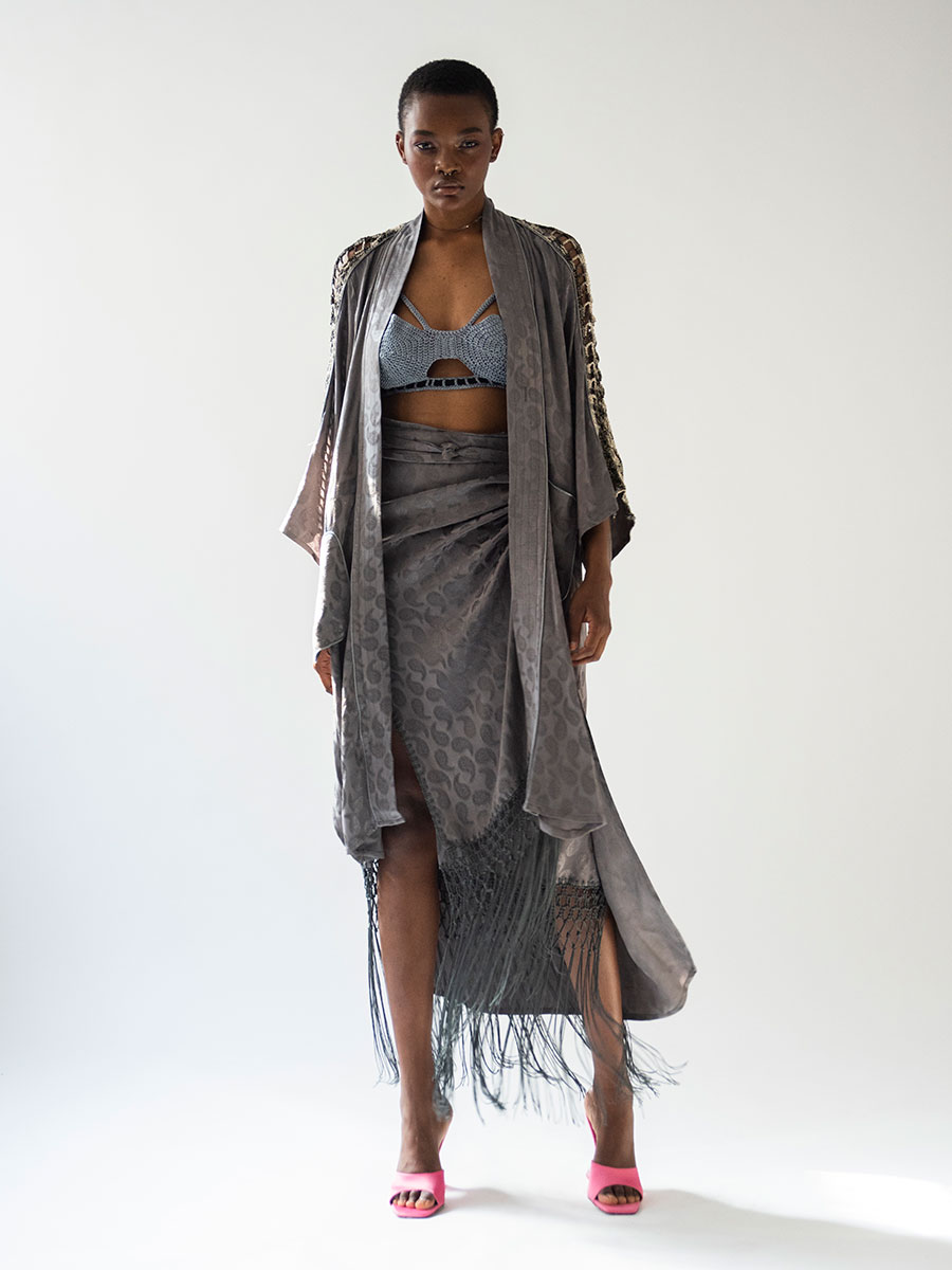 Holy Long Kimono Dress