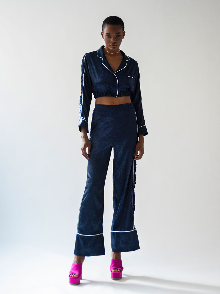 Pj Pant | Handmade Crochet Stripes