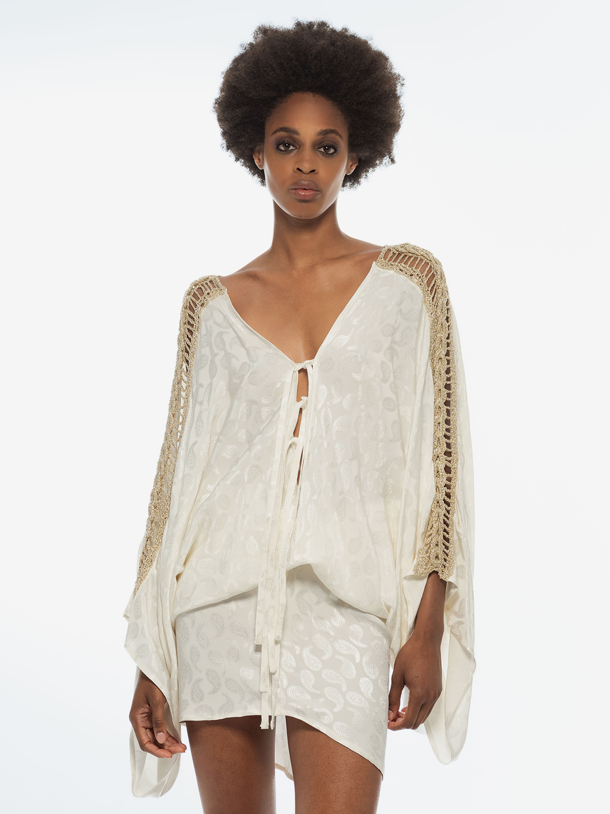Butterfly Mini Kimono Dress